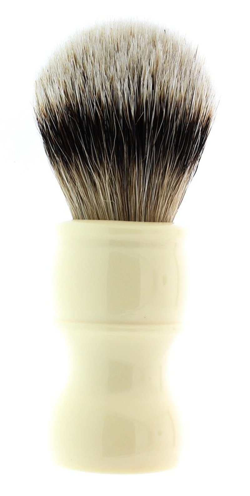 West Coast Shaving 100% Silvertip Quality Shaving Brush with Dense Knot. (White-Beacon)