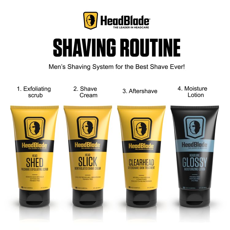 HeadBlade HeadLube Glossy Aftershave Moisturizer for Scalp - 5 oz