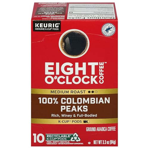 Eight O'Clock Coffee Colombian K-Cups - 10 Count Pack