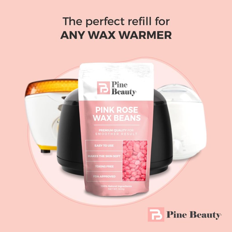 Hard Wax Beads for Hair Removal 2.2lb (WAX 1.1 LB)
