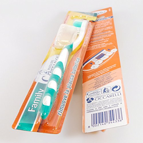 Family Toothbrush - Ergonomic Oral Care with Hard Bristles - PASTA DEL CAPITANO 1905
