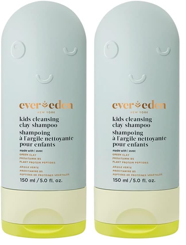 Kids After-Swim & Sports Shampoo - Cleansing Clay Detoxifies Hair & Scalp | Vegan, Dermatologist-Tested, All Hair Types, Ages 3+
