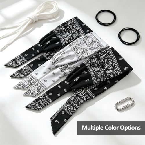 DRESHOW Adjustable Knotted Headbands for Women - 6 Pack Elastic Hair Bands
