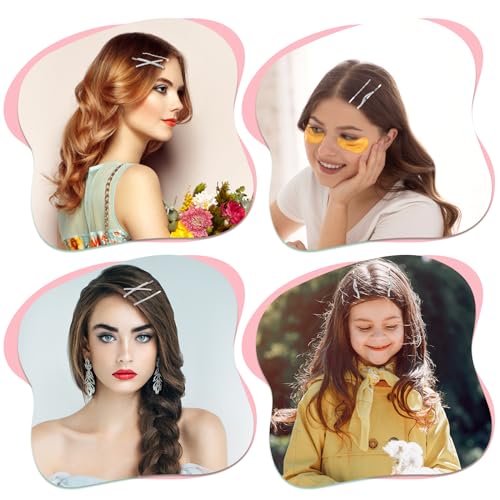 10Pcs Rhinestone Hair Pins Set - Crystal Diamond Bling Bobby Clips for Women & Girls