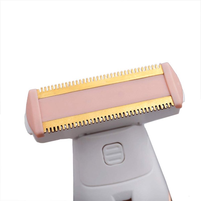 Women's Trimmer Razor Replacement Heads Compatible with Finishing Touch Flawless Body Rechargeable Ladies Shaver with a Velvet Bag and 2 Cleaning Brushes (Shaver Head 2PCS+Bag + 2 Brush)