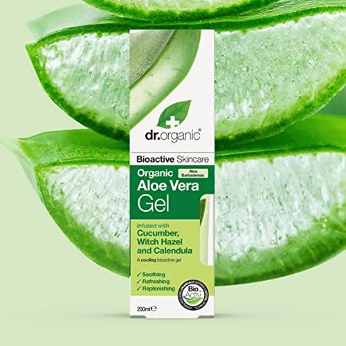 Dr. Organic Aloe Vera & Cucumber Skin Soothing Gel 200ml