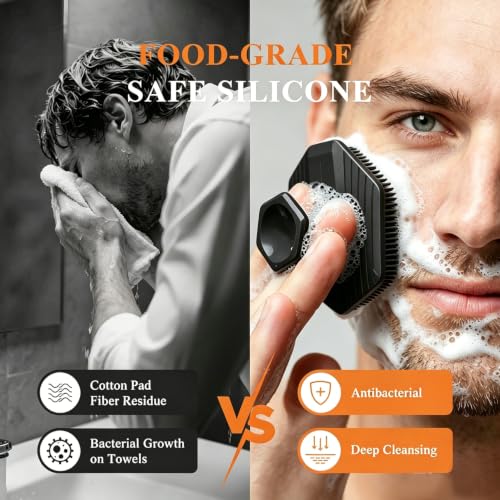 Silicone Face Scrubber Brush - 2 Pack for All Skin Types