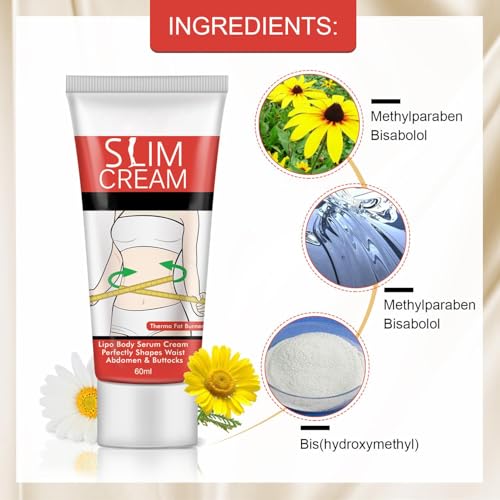 Slimming Hot Cream for Belly, Waist & Buttocks - Fat Burner