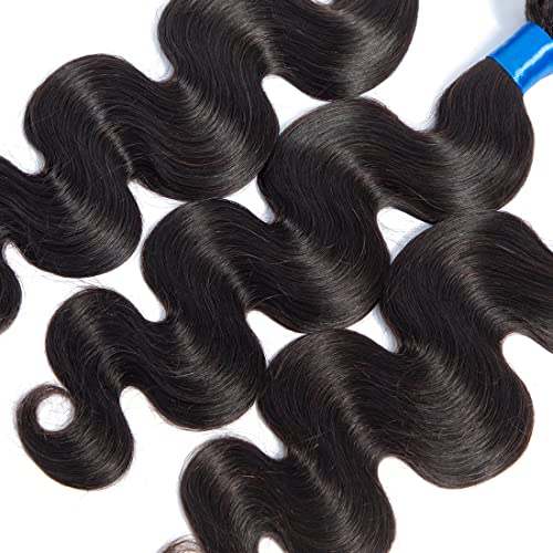 Cranberry 12 Inch Body Wave Virgin Human Hair Bundles - Unprocessed Black