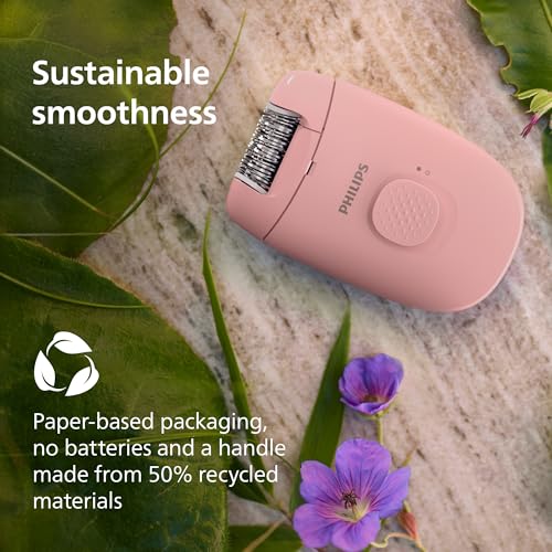 Philips Epilator Series 2000, Corded Epilator for Legs and Body, Hair Removal Device for Women, Model BRE227/00