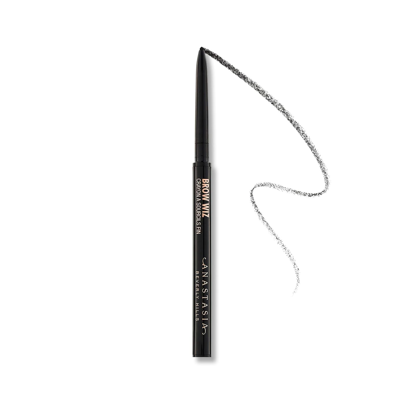 Anastasia Beverly Hills Mini Brow Wiz - Ultra-Slim Retractable Eyebrow Pencil for Precision Hair-Like Strokes | Travel Size