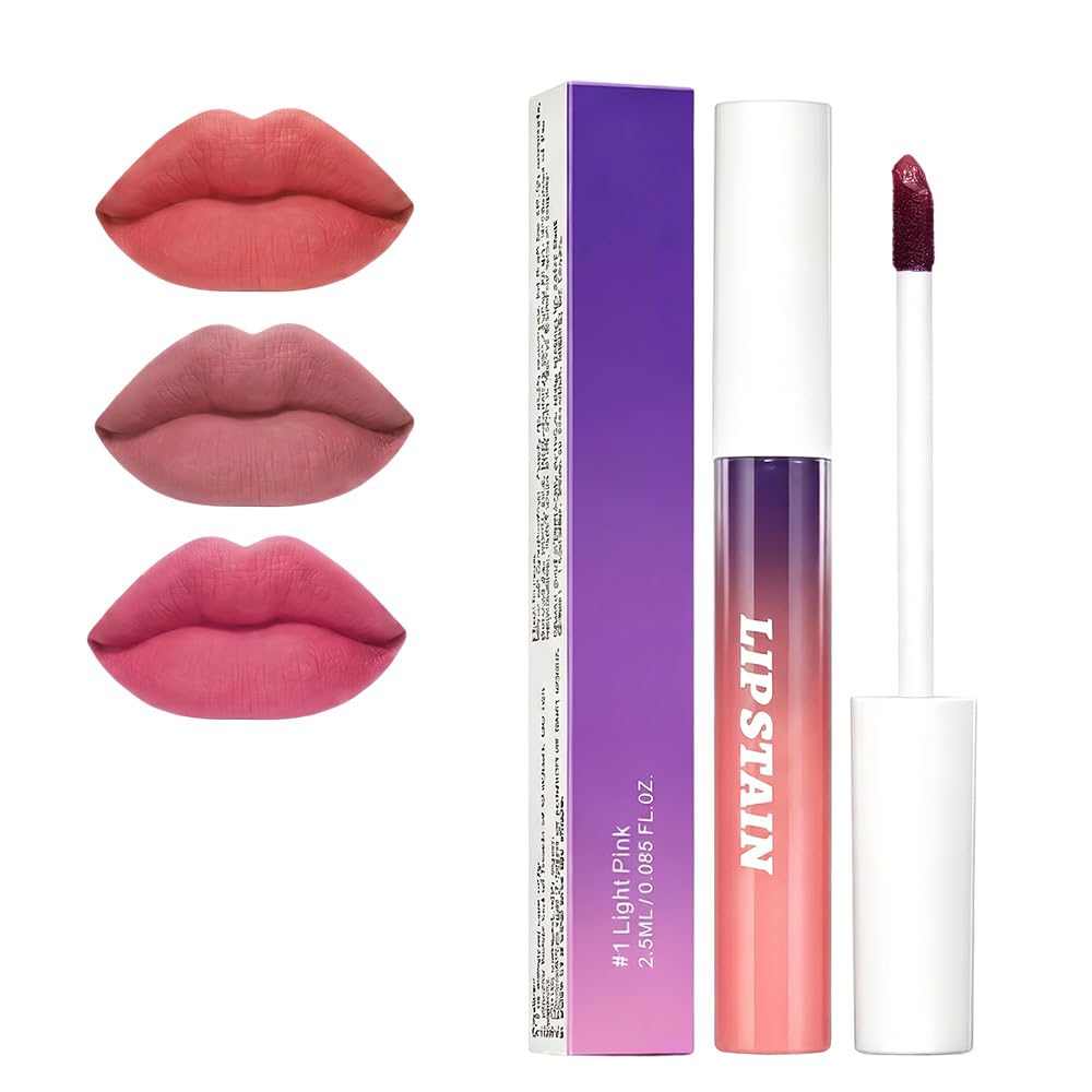 Peel Off Lip Stain Tint - Long Lasting Waterproof Formula, Hydrating Color | Cool Rose
