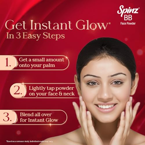 Spinz BB Talc - Instant Glow for Spots & Blemishes, 100g
