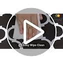 Smiry Waterproof Fitted Table Cover - 30" x 48" Elastic Vinyl Tablecloth for Picnics & Camping
