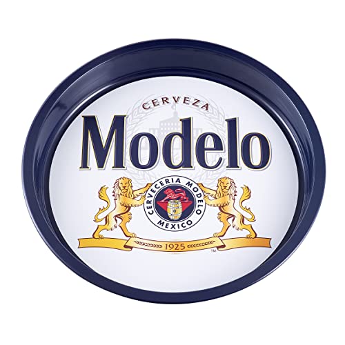 Modelo Round Beverage Tray - 12.25" Stainless Steel Serving Tray