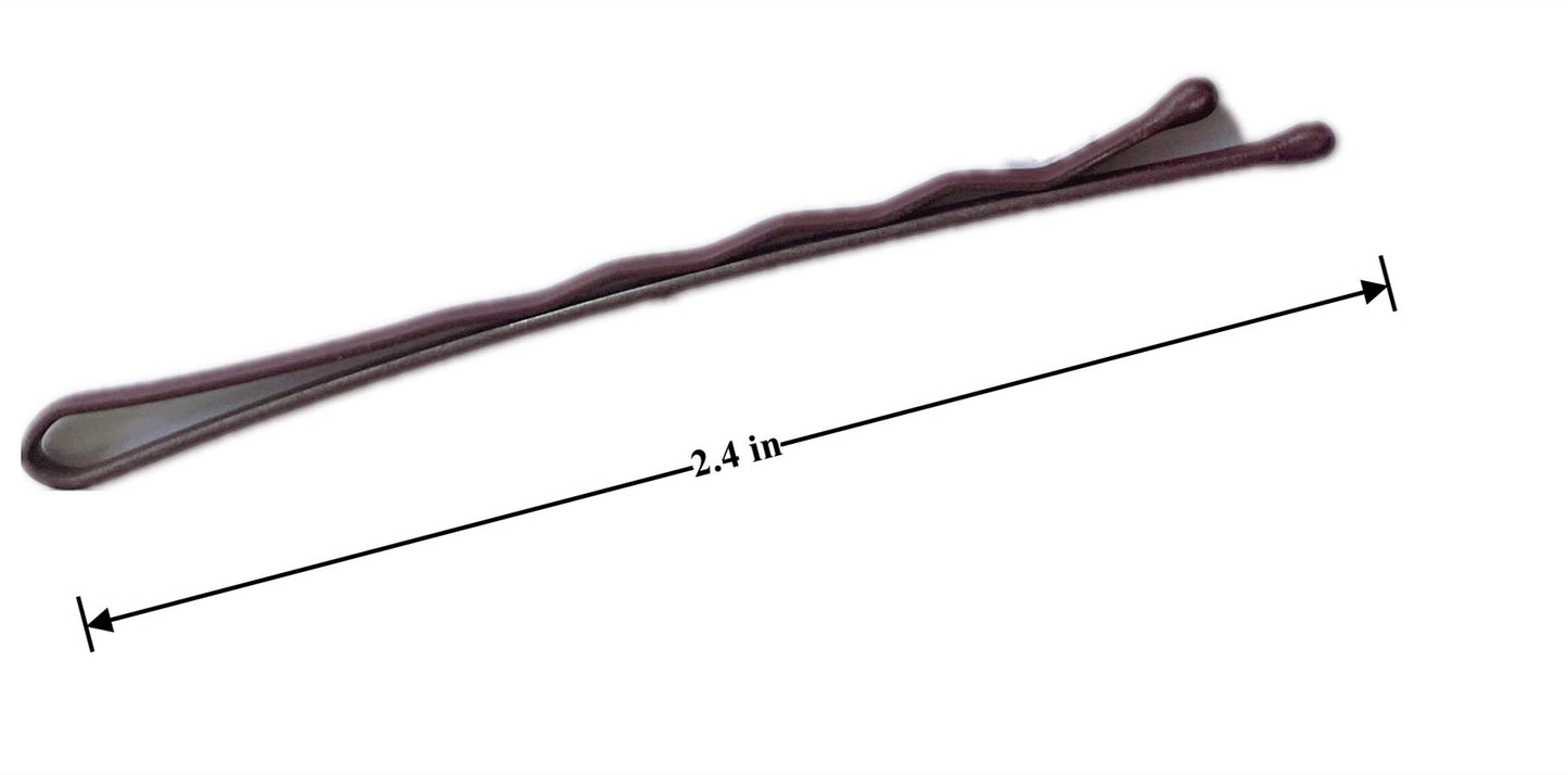 Lemeilleur Ouchless Bobby Pin, Crimped Hair Pin, with Slide-on Opener, 10 colours, 2.4 Inches, 100/80 Count (100 count, Count, 100)
