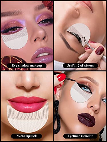 Kalolary 120 Pcs Under Eye Makeup Shields for Eyeshadow & Lash