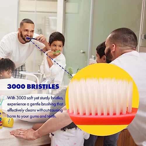 WAY.V Extra Soft Toothbrush Refill for Adults - 7 Count Green