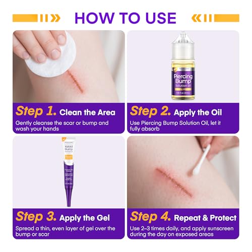 Keloid Bump Removal Gel - Advanced Treatment for Scars & Acne Marks