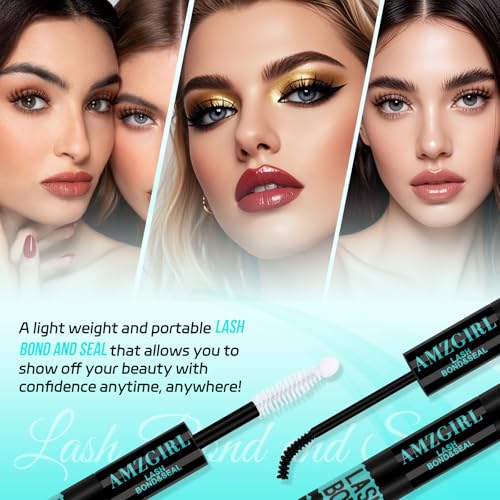 AMZGIRL Lash Bond and Seal + Remover Kit for Cluster Lashes