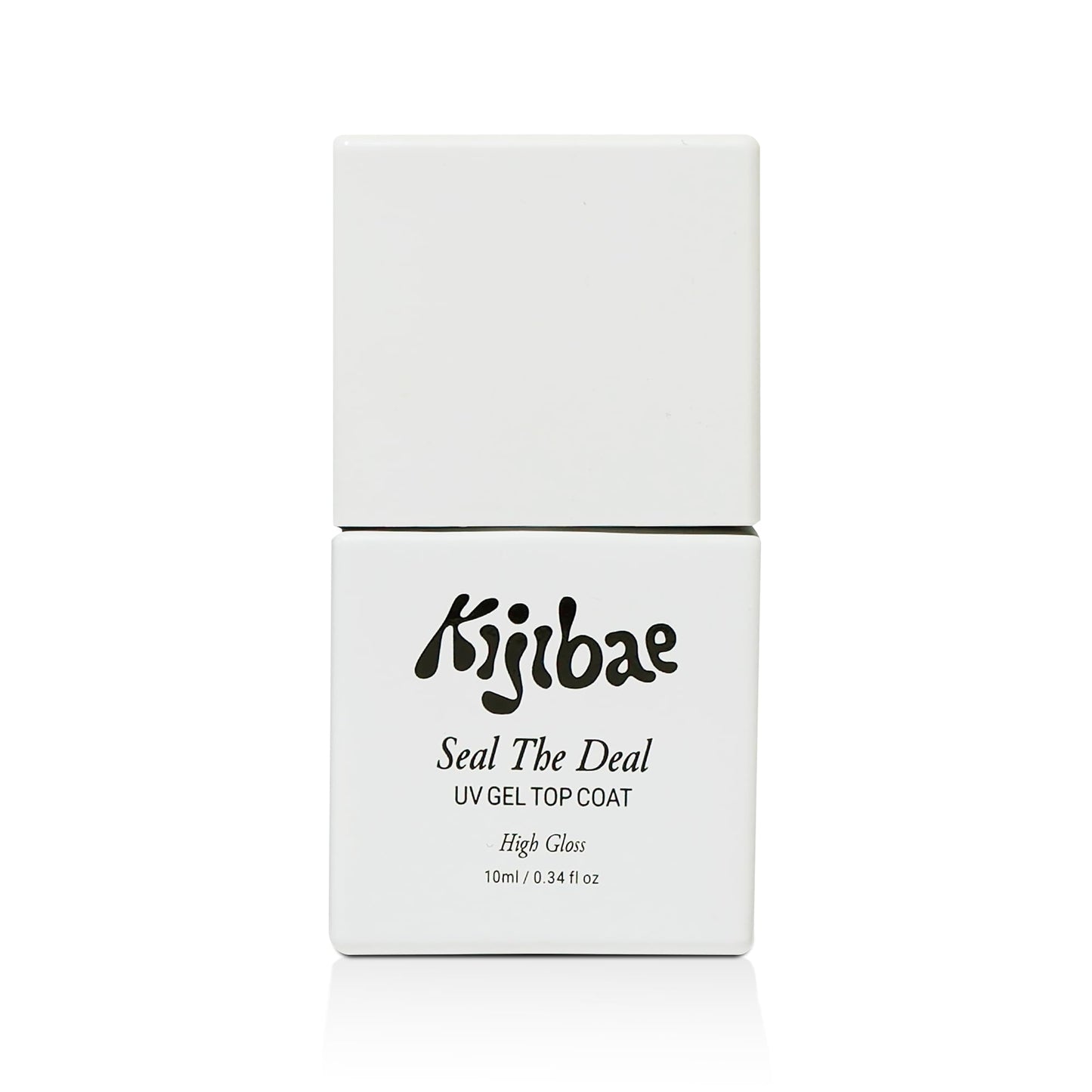 Kijibae Seal The Deal UV Gel Top Coat – High Gloss Nail Protection, 10ml / 0.34 fl oz