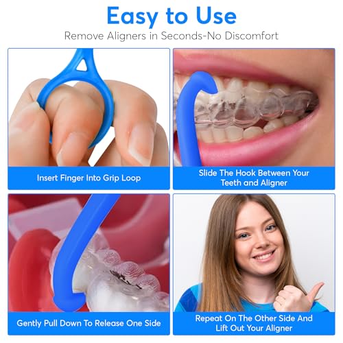 Dr. Taylor's Aligner Removal Tool - Dentist Recommended 2 Pack