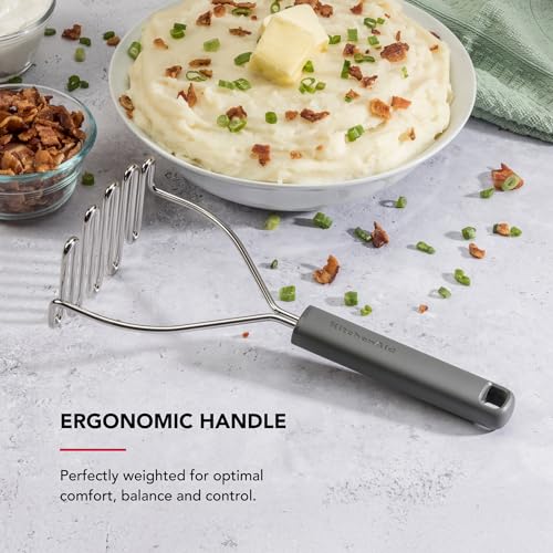 KitchenAid Stainless Steel Wire Masher with Ergonomic Handle