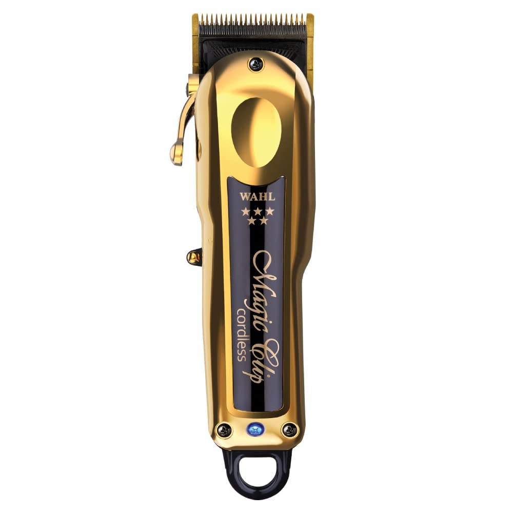Wahl Professional 5 Star Cordless Magic Clip Gold, High-Performance Hair Clipper with 100+ Minute Run Time, Lithium Ion, Gold