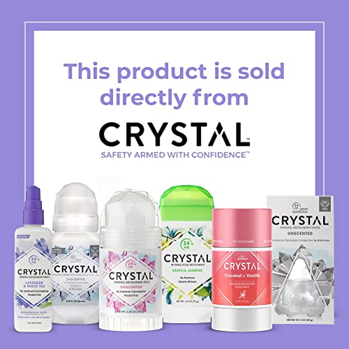 Crystal Mineral Deodorant Spray - Vanilla Jasmine, 4 oz, Pack of 2
