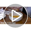 Ceramic Egg Cracker Spoon Holder - Heat Resistant Kitchen Utensil Rest