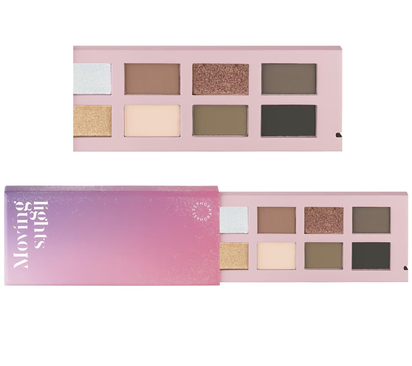 SEPHORA Favorites Moving Lights 8-Pan Eyeshadow Palette - Vibrant Shades for Stunning Looks | 8 x 0.042 oz