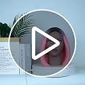 Simnient Bald Mannequin Head for Wig Making, Styling, and Makeup Training