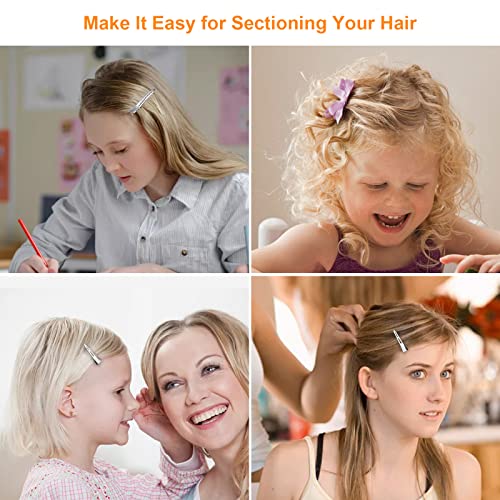 65PCS Duck Billed Hair Clips Set - Metal Alligator Clips for Styling