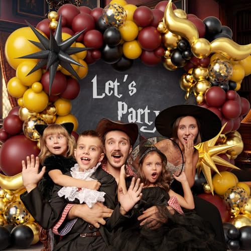 144pcs Magical Wizard Balloon Arch Kit for Party Decorations