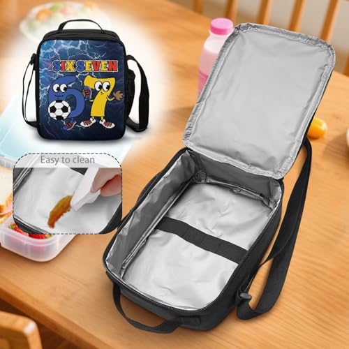 Insulated Soccer Ball Lunch Bag for Kids - Lightweight & Stylish