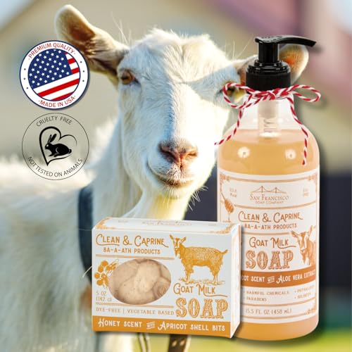 San Francisco Soap Company Goat Milk Honey Bar - Nourishing Natural Bath Soap