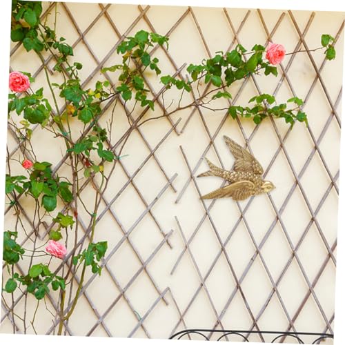 YARNOW Swallow Wall Art - 2pcs Resin Bird Decor for Home & Garden