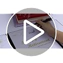 Blue Gold Retirement Guest Book - Elegant Farewell Party Decoration