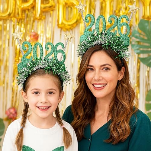Sparkly New Year Headband - Happy New Year Star Tiara Hair Accessory
