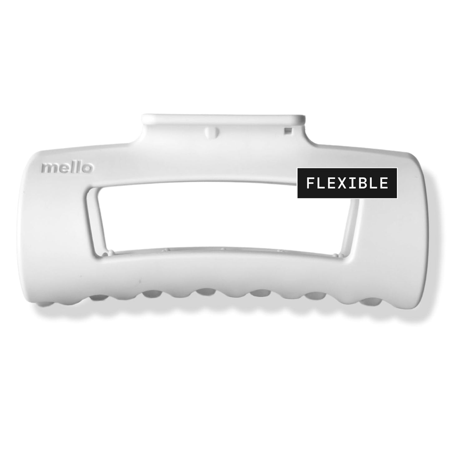 Medium Hair Clip - Flexible Comfort Hair Claw for Strong Hold on Thick & Thin Hair | Dark Brown, Matte Finish