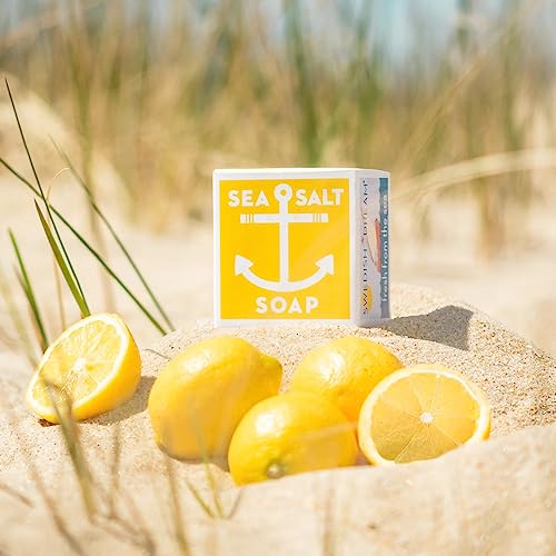 Kalastyle Swedish Dream Lemon Sea Salt Bar Soap - Vegan & Cruelty-Free, Made in USA, 4 oz