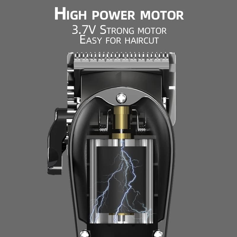Professional Hair Clippers for Men - Cordless & Corded Barber Clippers | Rechargeable Beard Trimmer for Grooming