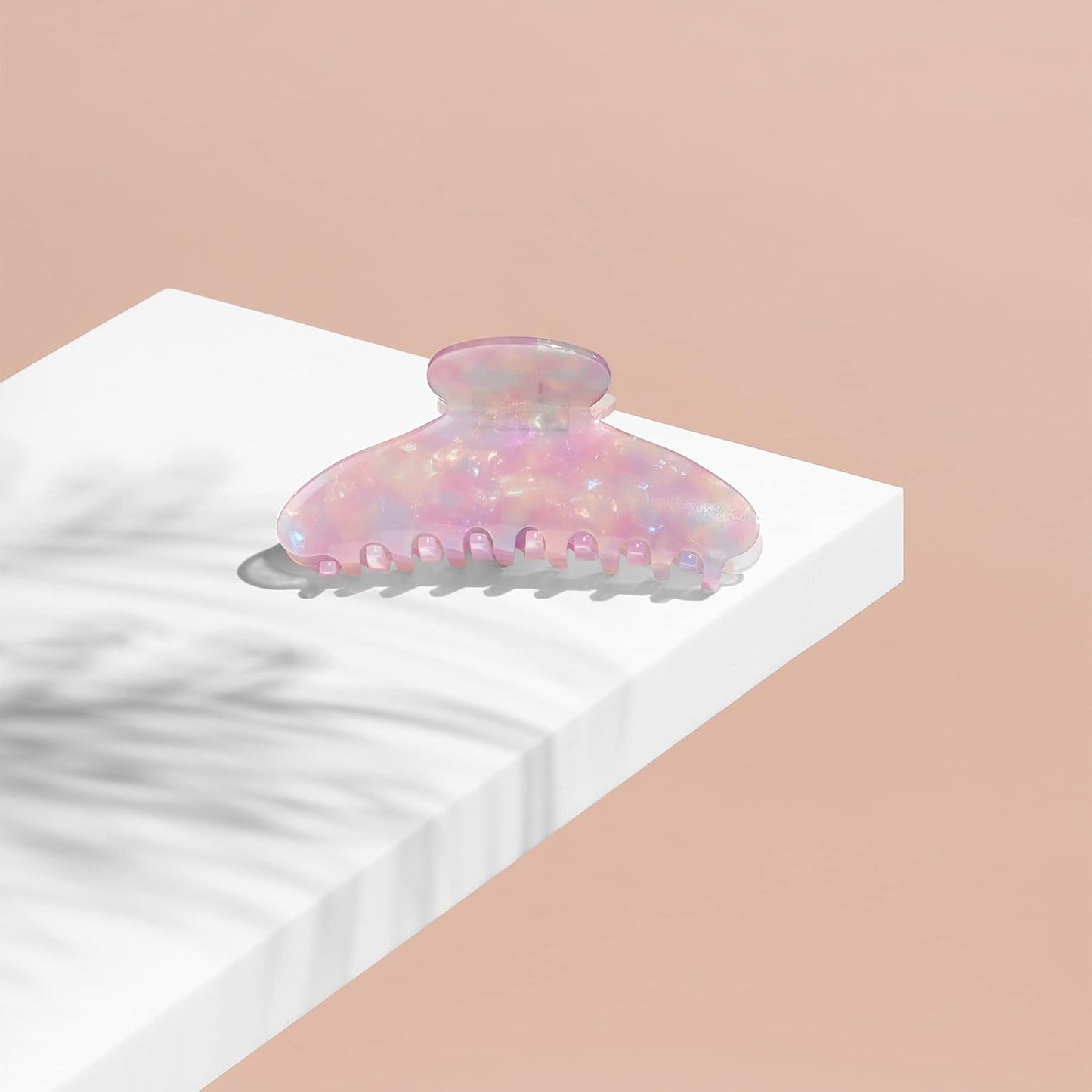 Unicorn Clip - Large Opalescent Marble Hair Claw Clip for Stylish Updos