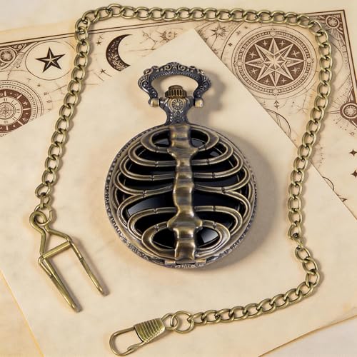Obsidian Scrying Mirror in Vintage Compact Case for Divination & Rituals