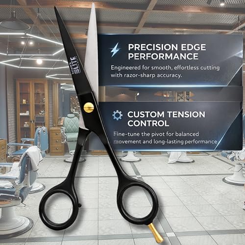 Professional 6.5” Hair Cutting Scissors - Premium Barber Shears