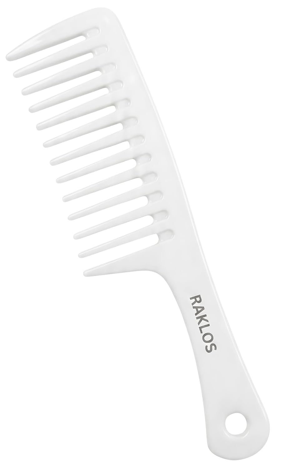 Wide Tooth Comb for Curly Hair - Detangle Wet & Dry Hair Effortlessly | Black