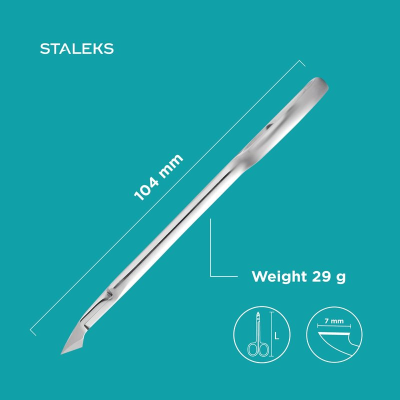 Staleks PODO 10 Podology Scissors-Style Nippers – 7 mm Blades with Heel – Beveled Straight Tips – Ideal for Corns, Calluses, and Cuticle Processing