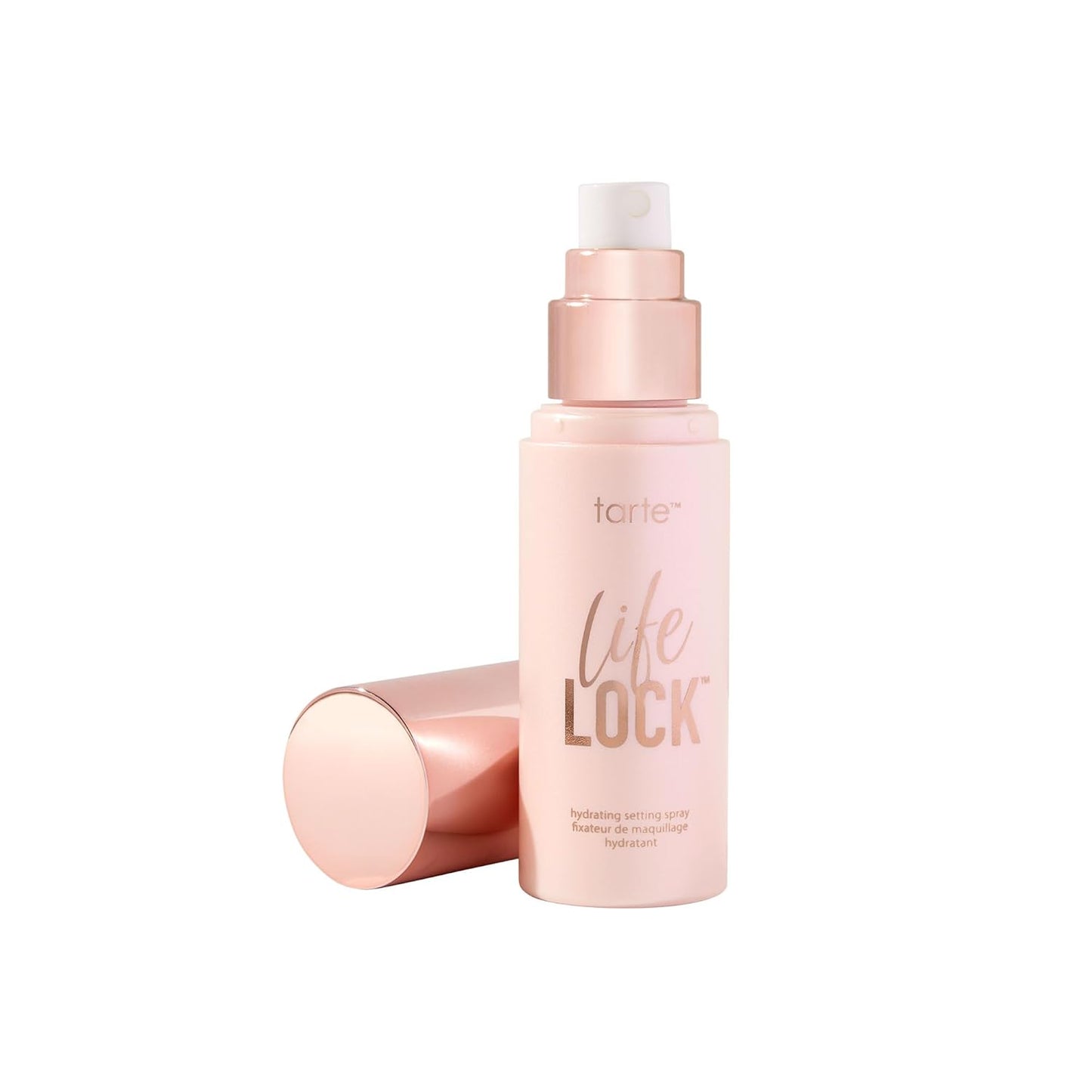 Tarte Life Lock Hydrating Setting Spray - 10-in-1 Weightless Mist with Hyaluronic Acid for Long-Lasting Makeup | Waterproof & Vegan