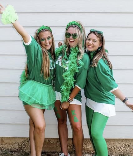 St. Patrick's Day Shamrock Knotted Headband with Crystals