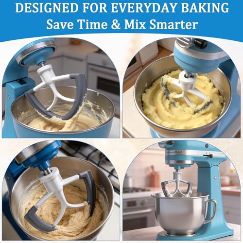 Flex Edge Beater for KitchenAid 4.5-5 Qt Stand Mixer - Heavy Duty
